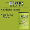imageMRS MEYERS CLEAN DAY Dryer Sheets Fabric Softener Reduces Static Infused with Essential Oils Basil 80 Count80 Count Pack of 1
