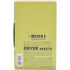 imageMRS MEYERS CLEAN DAY Dryer Sheets Fabric Softener Reduces Static Infused with Essential Oils Basil 80 Count80 Count Pack of 1