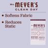 imageMRS MEYERS CLEAN DAY Dryer Sheets Fabric Softener Reduces Static Infused with Essential Oils Basil 80 Count80 Count Pack of 12