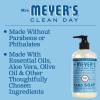 imageMRS MEYERS CLEAN DAY Hand Soap Made with Essential Oils Biodegradable Formula Rain Water 125 fl oz  Pack of 3125 Fl Oz Pack of 1