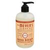imageMRS MEYERS CLEAN DAY Hand Soap Made with Essential Oils Biodegradable Formula Rain Water 125 fl oz  Pack of 3125 Fl Oz Pack of 1