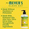 imageMRS MEYERS CLEAN DAY Hand Soap Made with Essential Oils Biodegradable Formula Rain Water 125 fl oz  Pack of 3125 Fl Oz Pack of 3
