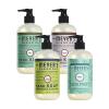 imageMRS MEYERS CLEAN DAY Hand Soap Made with Essential Oils Biodegradable Formula Rain Water 125 fl oz  Pack of 3125 Fl Oz Pack of 4