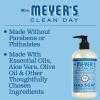 imageMRS MEYERS CLEAN DAY Hand Soap Made with Essential Oils Biodegradable Formula Rain Water 125 fl oz  Pack of 325 Fl Oz Pack of 1