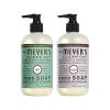 imageMRS MEYERS CLEAN DAY Hand Soap Made with Essential Oils Biodegradable Formula Rain Water 125 fl oz  Pack of 325 Fl Oz Pack of 1