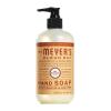 imageMRS MEYERS CLEAN DAY Hand Soap Made with Essential Oils Biodegradable Formula Rain Water 125 fl oz  Pack of 3375 Fl Oz Pack of 1
