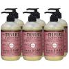 imageMRS MEYERS CLEAN DAY Hand Soap Made with Essential Oils Biodegradable Formula Rain Water 125 fl oz  Pack of 375 Fl Oz Pack of 1