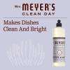 imageMRS MEYERS CLEAN DAY Liquid Dish Soap Biodegradable Formula Lemon Verbena 16 fl oz  Pack of 3Lavender