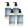 imageMRS MEYERS CLEAN DAY Hand Soap Made with Essential Oils Biodegradable Formula Rain Water 125 fl oz  Pack of 34 Count Pack of 1