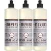 imageMRS MEYERS CLEAN DAY Liquid Dish Soap Biodegradable Formula Lemon Verbena 16 fl oz  Pack of 3Lavender