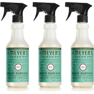 imageMRS MEYERS CLEAN DAY AllPurpose Cleaner Spray Cruelty Free Formula Lemon Verbena 16 fl oz  Pack of 3Basil Concentrate