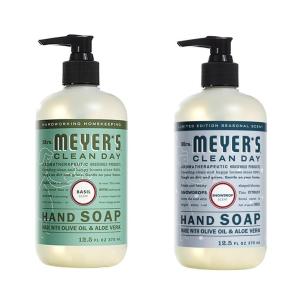imageMRS MEYERS CLEAN DAY Hand Soap Made with Essential Oils Biodegradable Formula Rain Water 125 fl oz  Pack of 31 Count Pack of 1