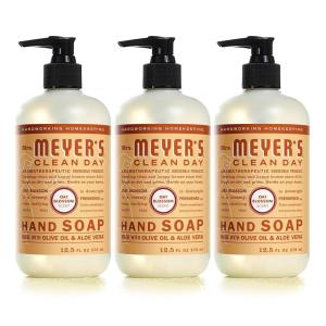 imageMRS MEYERS CLEAN DAY Hand Soap Made with Essential Oils Biodegradable Formula Rain Water 125 fl oz  Pack of 312 Ounce Pack of 3