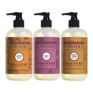 imageMRS MEYERS CLEAN DAY Hand Soap Made with Essential Oils Biodegradable Formula Rain Water 125 fl oz  Pack of 3375 Fl Oz Pack of 1