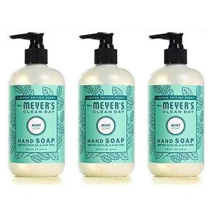 imageMRS MEYERS CLEAN DAY Hand Soap Made with Essential Oils Biodegradable Formula Rain Water 125 fl oz  Pack of 3625 Fl Oz Pack of 6
