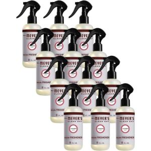 imageMRS MEYERS CLEAN DAY Lavender Air Freshener Spray for Bathrooms Aromatherapeutic Homekeeping with Essential Oils NonAerosol GardenInspired Scent 8 fl oz Pack of 38 Fl Oz Pack of 12
