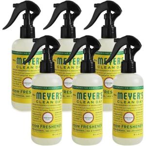 imageMRS MEYERS CLEAN DAY Lavender Air Freshener Spray for Bathrooms Aromatherapeutic Homekeeping with Essential Oils NonAerosol GardenInspired Scent 8 fl oz Pack of 38 Fl Oz Pack of 6