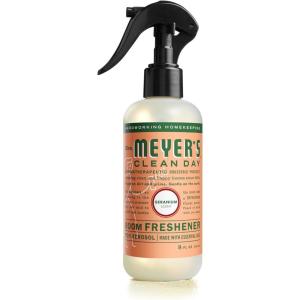 imageMRS MEYERS CLEAN DAY Lemon Verbena Air Freshener Spray for Bathrooms Aromatherapeutic Homekeeping with Essential Oils NonAerosol GardenInspired Scent 8 fl oz Pack of 1Geranium