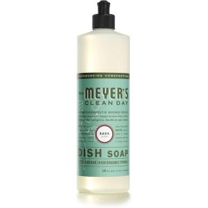 imageMRS MEYERS CLEAN DAY Liquid Dish Soap Biodegradable Formula Basil 16 fl ozBasil