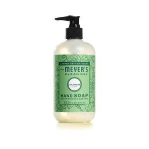 imageMRS MEYERS CLEAN DAY Liquid Hand Soap Cruelty Free and Biodegradable Hand Wash Formula Made with Essential Oils Cucumber Scent 125 Ounce BottleCucumber