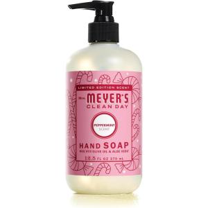 imageMRS MEYERS CLEAN DAY Liquid Hand Soap CrueltyFree and Biodegradable Hand Wash Made with Essential Oils Lemon Verbena Scent 125 Oz Pack of 3Peppermint