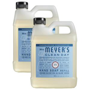imageMRS MEYERS CLEAN DAY Liquid Hand Soap Refill Cruelty Free and Biodegradable Formula Lavender Scent 33 Fl Oz Pack of 11 Count Pack of 2