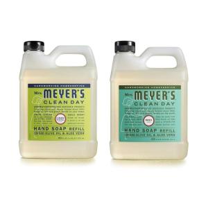 imageMRS MEYERS CLEAN DAY Liquid Hand Soap Refill Cruelty Free and Biodegradable Formula Lavender Scent 33 Fl Oz Pack of 166 Fl Oz Pack of 1