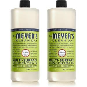 imageMRS MEYERS CLEAN DAY MultiSurface Cleaner Concentrate Use to Clean Floors Tile Counters Peony 32 fl oz  Pack of 2Lemon Verbena Concentrate