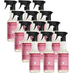 imageMRS MEYERS CLEAN DAY MultiSurface Everyday Cleaner Cruelty Free Formula Lavender Scent 16 oz Pack of 316 Fl Oz Pack of 12