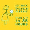 imageMRS MEYERS CLEAN DAY Soy Aromatherapy Candle 35 Hour Burn Time Made with Soy Wax and Essential Oils Honeysuckle 72 Oz72 Ounce Pack of 1