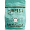 imageMRS MEYERS CLEAN DAY Laundry Detergent Pods Biodegradable Formula Ready to Use Laundry Pacs Lemon Verbena 45 CountBasil