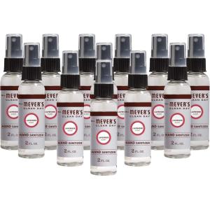 imageMRS MEYERS CLEAN DAY Antibacterial Hand Sanitizer Spray Travel Size Removes 999 of Bacteria Lavender Scent 2 oz2 Ounce Pack of 12