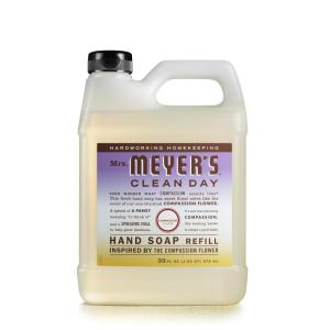 imageMRS MEYERS CLEAN DAY Hand Soap Refill Made with Essential Oils Biodegradable Formula Compassion Flower Packaging May Vary 33 fl ozCompassion Flower
