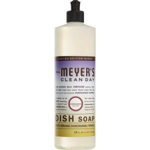 imageMRS MEYERS CLEAN DAY Liquid Dish Soap Compassion Flower Scent 16 Ounce Bottle