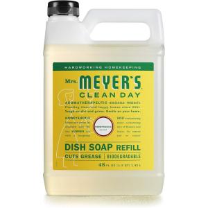 imageMRS MEYERS CLEAN DAY Liquid Dish Soap Refill Biodegradable Formula Peony 48 fl oz48 Ounce Pack of 1