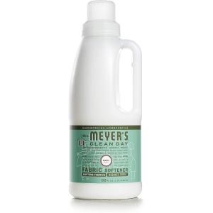 imageMRS MEYERS CLEAN DAY Liquid Fabric Softener Infused with Essential Oils Paraben Free Basil 32 oz 32 LoadsBasil