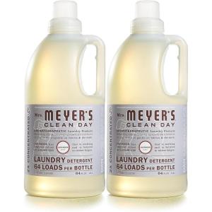 imageMRS MEYERS CLEAN DAY Liquid Laundry Detergent Biodegradable Formula Infused with Essential Oils Lemon Verbena 64 oz  Pack of 2 128 LoadsLavender
