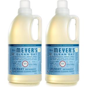 imageMRS MEYERS CLEAN DAY Liquid Laundry Detergent Biodegradable Formula Infused with Essential Oils Lemon Verbena 64 oz  Pack of 2 128 LoadsRain Water