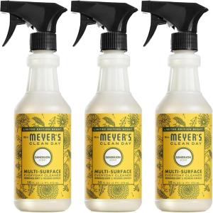 imageMRS MEYERS CLEAN DAY MultiSurface Everyday Cleaner Tomato Vine Scent 16 Ounce Bottle Pack of 3Dandelion