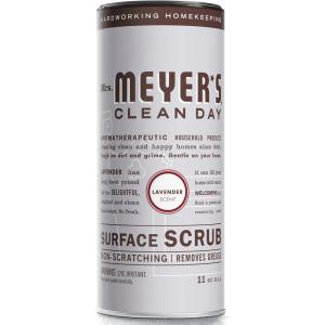imageMRS MEYERS CLEAN DAY MultiSurface Scrub NonScratch Powder Cleaner Removes Grime on Kitchen and Bathroom Surfaces Lavender 11 oz11 Ounce Pack of 1