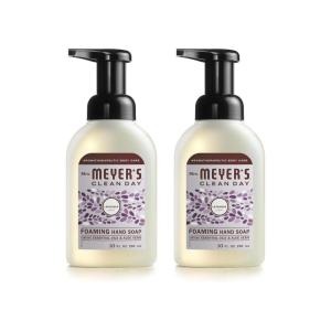 imageMrs MEYERS CLEAN DAY Foaming Hand Soap Dispenser ampamp Concentrate Starter Kit1 Glass Dispenser 10 Fl Oz ampamp 2 Concentrated Refills 2 FlOz eachRain Water Makes 20 Fl Oz of Foaming Soap Total10 Fl Oz Pack of 2
