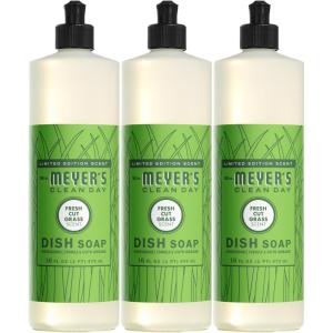 imageMrs MEYERS CLEAN DAY Liquid Dish Soap Blueberry Scent 16 Ounce Bottles Pack of 3Fresh Cut Grass