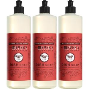 imageMrs MEYERS CLEAN DAY Liquid Dish Soap Blueberry Scent 16 Ounce Bottles Pack of 3Tomato Vine