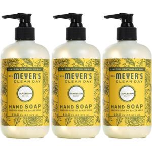 imageMrs MEYERS Clean Day Liquid Hand Soap Blueberry Scent 125 Ounce Bottle Pack of 3Dandelion