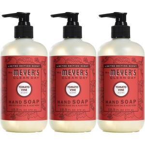 imageMrs MEYERS Clean Day Liquid Hand Soap Blueberry Scent 125 Ounce Bottle Pack of 3Tomato Vine