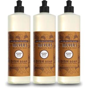 imageMRS MEYERS CLEAN DAY Liquid Dish Soap Biodegradable Formula Limited Edition Iowa Pine 16 fl oz16 Fl Oz Pack of 3