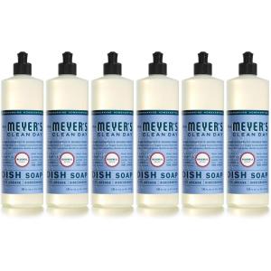 imageMRS MEYERS CLEAN DAY Liquid Dish Soap Biodegradable Formula Limited Edition Iowa Pine 16 fl oz16 Ounce Pack of 6