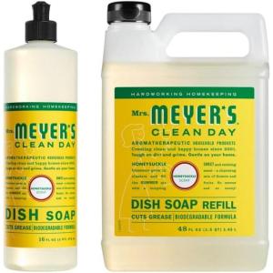 imageMRS MEYERS CLEAN DAY Liquid Dish Soap Biodegradable Formula Limited Edition Iowa Pine 16 fl oz64 Fl Oz Pack of 1