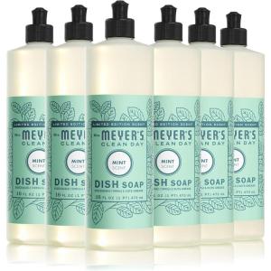 imageMRS MEYERS CLEAN DAY Liquid Dish Soap Biodegradable Formula Limited Edition Iowa Pine 16 fl ozMint