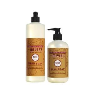 imageMrs MEYERS CLEAN DAY Variety 1 Liquid Hand Soap Snow Drop 125 OZ 1 Liquid Dish Soap Snow Drop 16 OZ 1 CTApple Cider